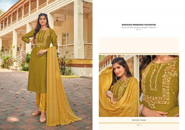 Kalaroop Hector Designer Kurti With Bottom Dupatta Collection